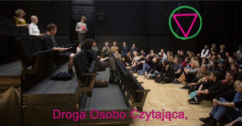 Performance "Droga Osobo Czytająca" (in Polish)