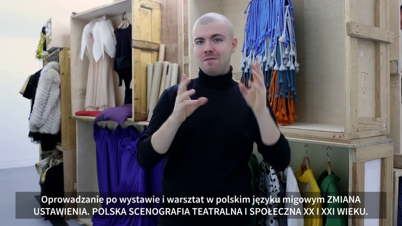 Zachęta Signs! Workshops in Polish Sign Language