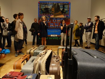 Grafika wydarzenia: Curatorial walk-through accompanying the exhibition "The Travellers"