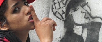 Grafika wydarzenia: Sonita i  Kabul’s Female Graffiti Master.