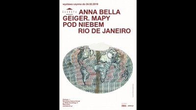 Grafika obiektu: Anna Bella Geiger. Mapy pod niebem Rio de Janeiro