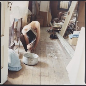 Zdjęcie pracy Visit - Sławomir Belina in my Atelier, Otwock, 3.07.2000, from series Eight