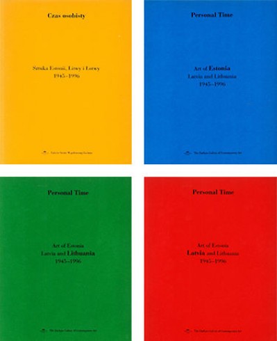 Grafika produktu: Czas osobisty. Sztuka Estonii, Litwy i Łotwy 1945–1996
