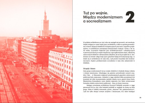 Grafika produktu: Architektura w Polsce 1945–1989