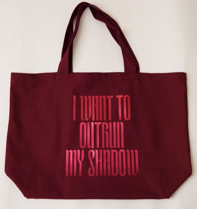 Grafika produktu: 'I want to outrun my shadow' - tote bag