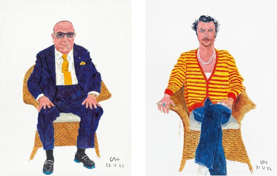 Grafika produktu: David Hockney: Normandy Portraits