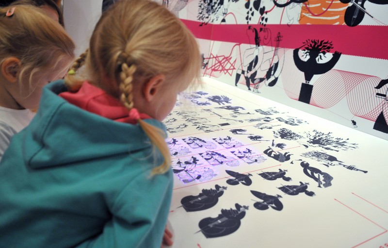 Family workshops accompanying the exhibition "I read here"