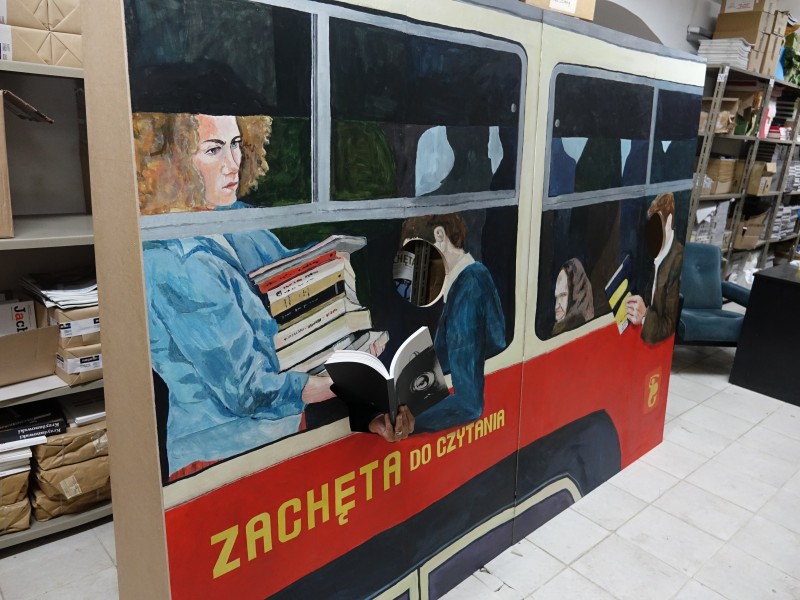 Monidła w Księgarni Artystycznej Zachęty