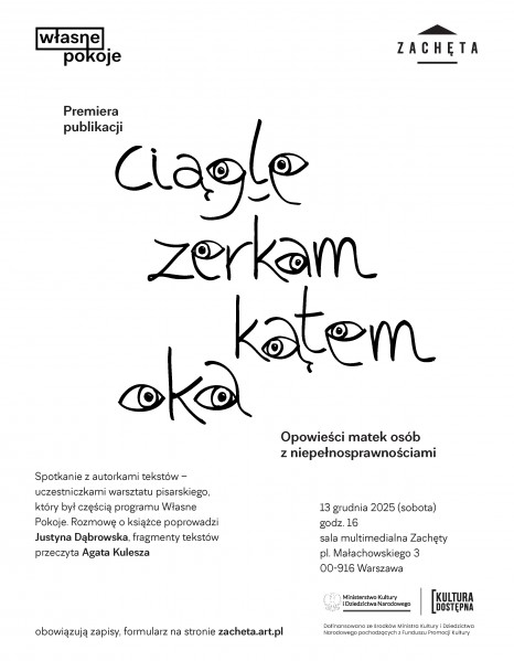 Ciągle zerkam kątem oka. Opowieści matek osób z niepełnosprawnościami