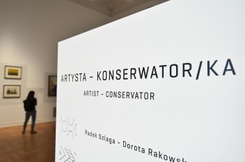 Grafika wydarzenia: Meeting with Zofia Kerneder - art conservator