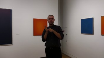 Grafika wydarzenia: Zachęta Signs! Guided tour for the deaf