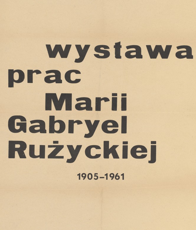 Maria Gabryel-Rużycka (1905-1961), grafika, rysunek, akwarele