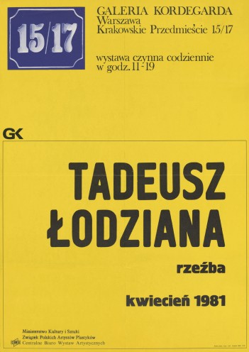 Grafika do wystawy Tadeusz Łodziana                                                                                                                                                                                                                                       