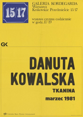Grafika do wystawy Danuta Kowalska                                                                                                                                                                                                                                     