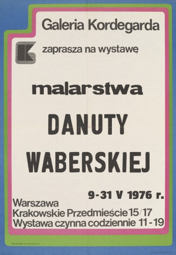 Grafika do wystawy Danuta Waberska                                                                                                                                                                                                                                   