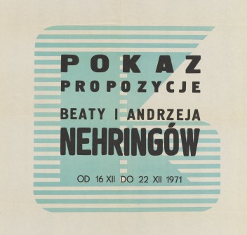 Grafika do wystawy Beata i Andrzej Nehringowie                                                                                                                                                                                                      