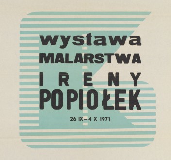 Grafika do wystawy Irena Popiołek                                                                                                                                                                                                                                     