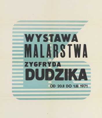 Grafika do wystawy Zygfryd Dudzik
