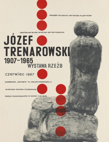 Grafika do wystawy Józef Trenarowski (1907-1965), rzeźba