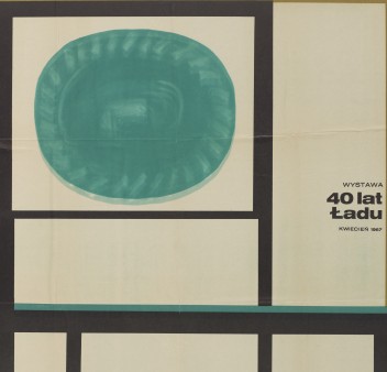 Grafika do wystawy 40 lat "Ładu"