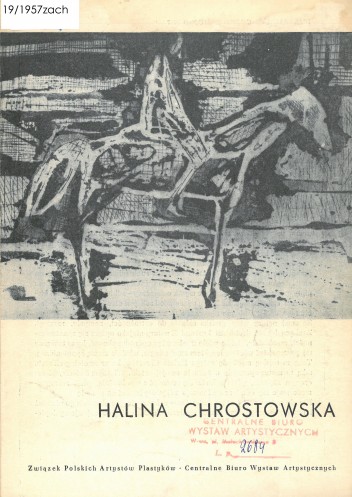 Grafika do wystawy Halina Chrostowska