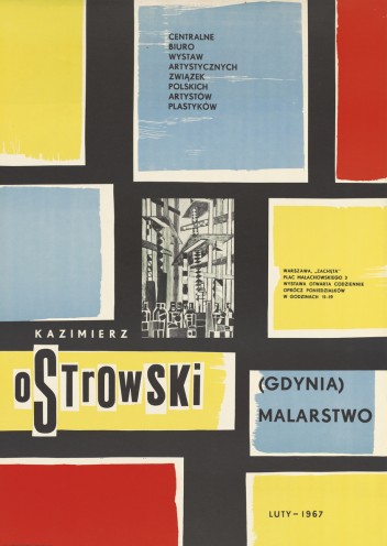 Grafika do wystawy Kazimierz Ostrowski, malarstwo