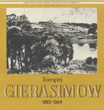 Grafika do wystawy Siergiej Gierasimow (1885-1964)