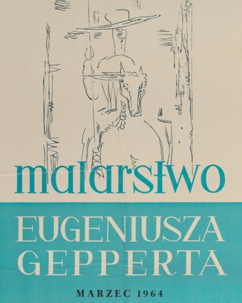 Grafika do wystawy Eugeniusz Geppert, malarstwo