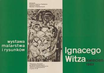 Grafika do wystawy Ignacy Witz, malarstwo rysunek