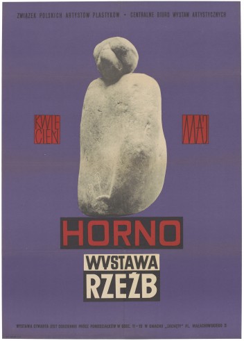 Grafika do wystawy Stanisław Horno-Popławski, rzeźba
