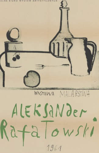 Grafika do wystawy Aleksander Rafałowski. Wystawa w 50-lecie pracy twórczej