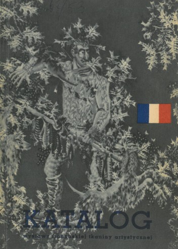 Grafika do wystawy Wystawa francuskiej tkaniny artystycznej                                                                                                                                                                                                                       