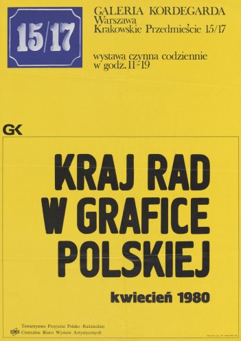 Grafika do wystawy Kraj Rad w grafice polskiej                                                                                                                                                                                                         