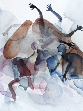 Grafika do wystawy Dorota Podlaska. Memoirs of Life and Travels