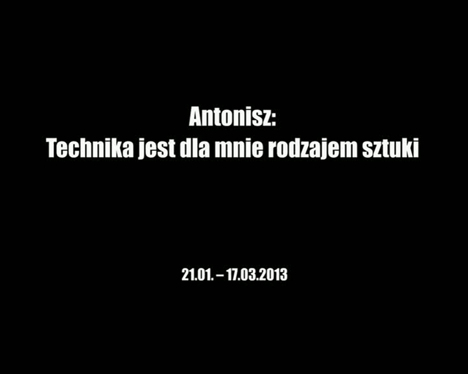 Grafika obiektu: Antonisz: Technology For Me Is A Form of Art