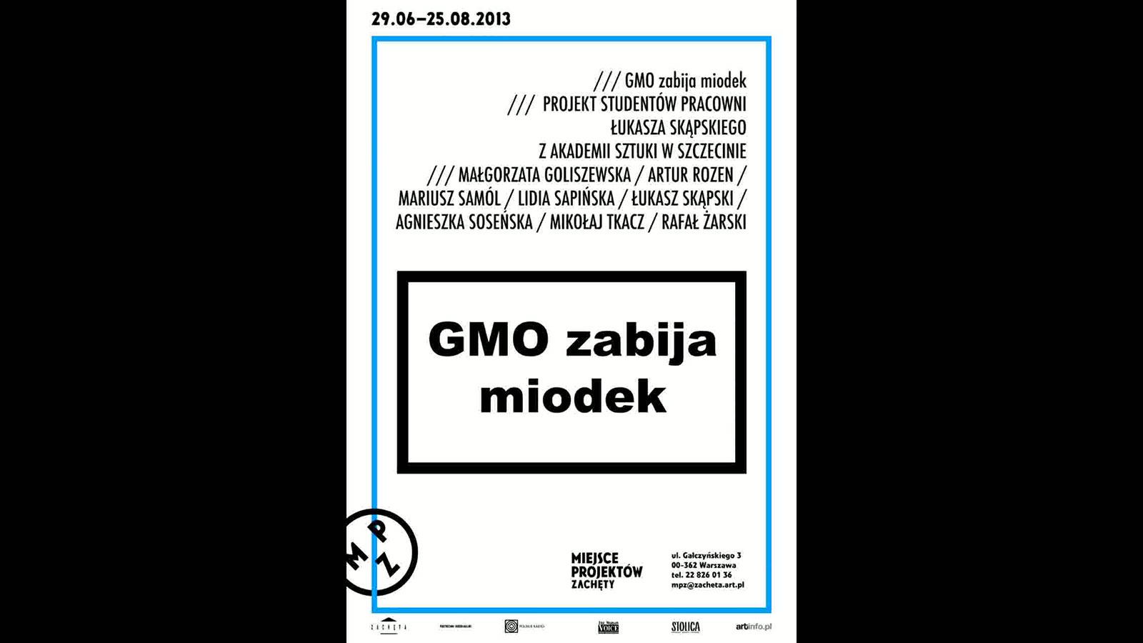 Grafika obiektu: GMO zabija miodek