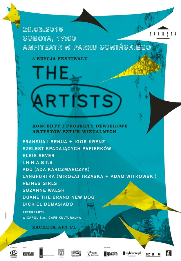 Grafika obiektu: Festival THE ARTISTS. 3rd edition