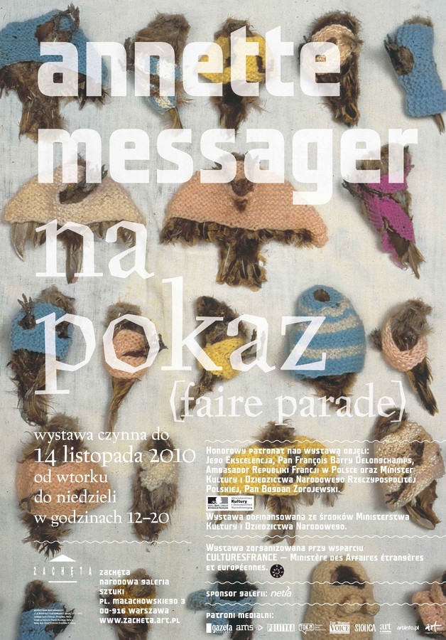 Grafika obiektu: Annette Messager. On Show (Faire parade)