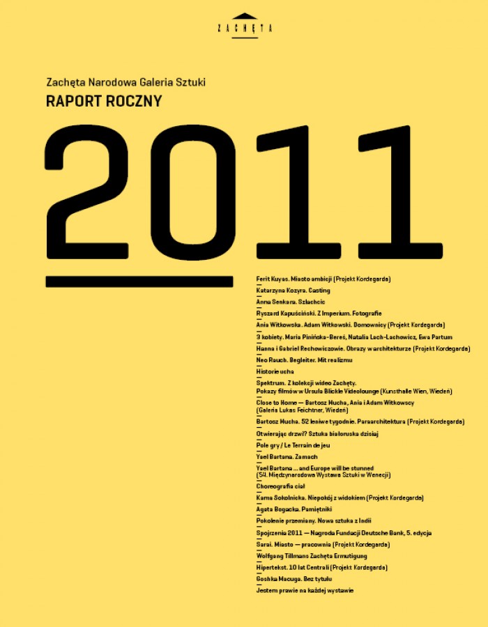 Grafika obiektu: Raport Roczny 2011