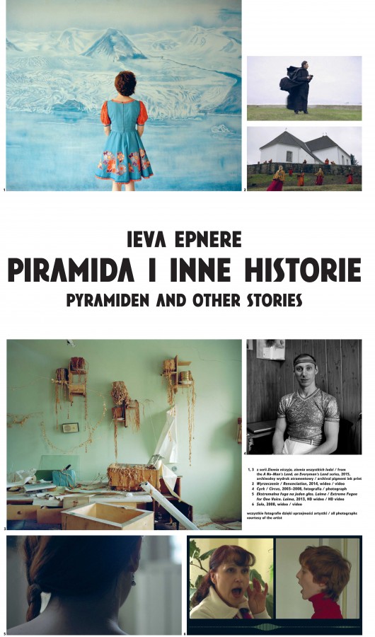 Grafika obiektu: Ieva Epnere. Piramida i inne historie