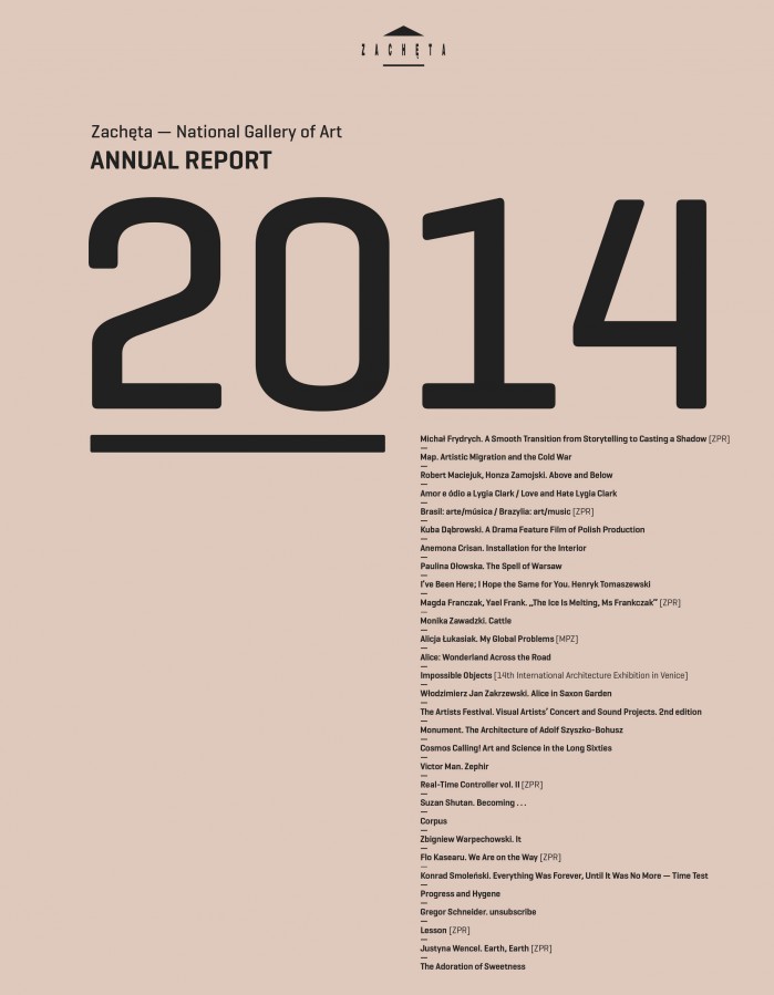 Grafika obiektu: Annual report 2014