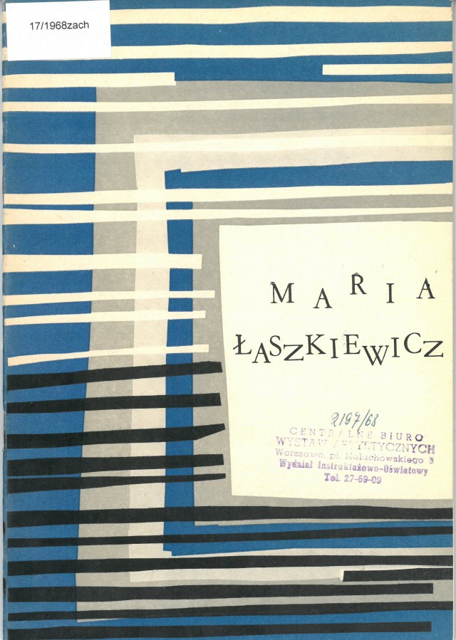 Grafika obiektu: Wystawa tkanin Marii Łaszkiewicz