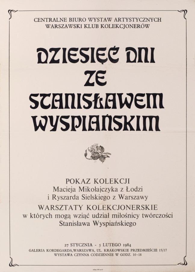 Grafika obiektu: Ten days with Stanisław Wyspiański