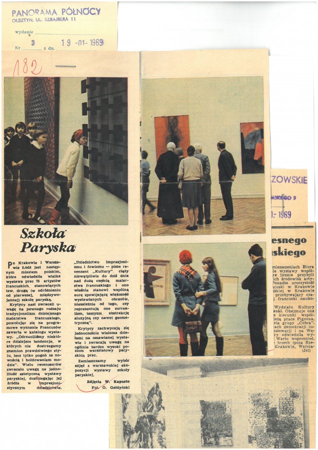 Grafika obiektu: Wystawa współczesnego malarstwa francuskiego `68 (Kraków, Łódź, Rzeszów)