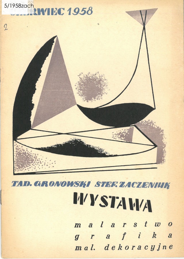 Grafika obiektu: Tadeusz Gronowski, Witold Stefan Zaczeniuk. Malarstwo, plakat, malarstwo dekoracyjne, grafika