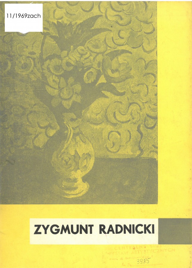 Grafika obiektu: Wystawa malarstwa i rysunku Zygmunta Radnickiego