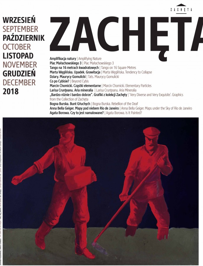 Grafika obiektu: Zachęta. September, October, November, December 2018
