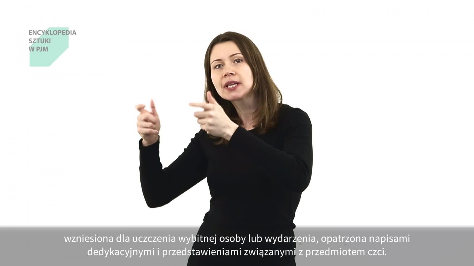 Grafika obiektu: Art encyclopedia in Polish Sign Language