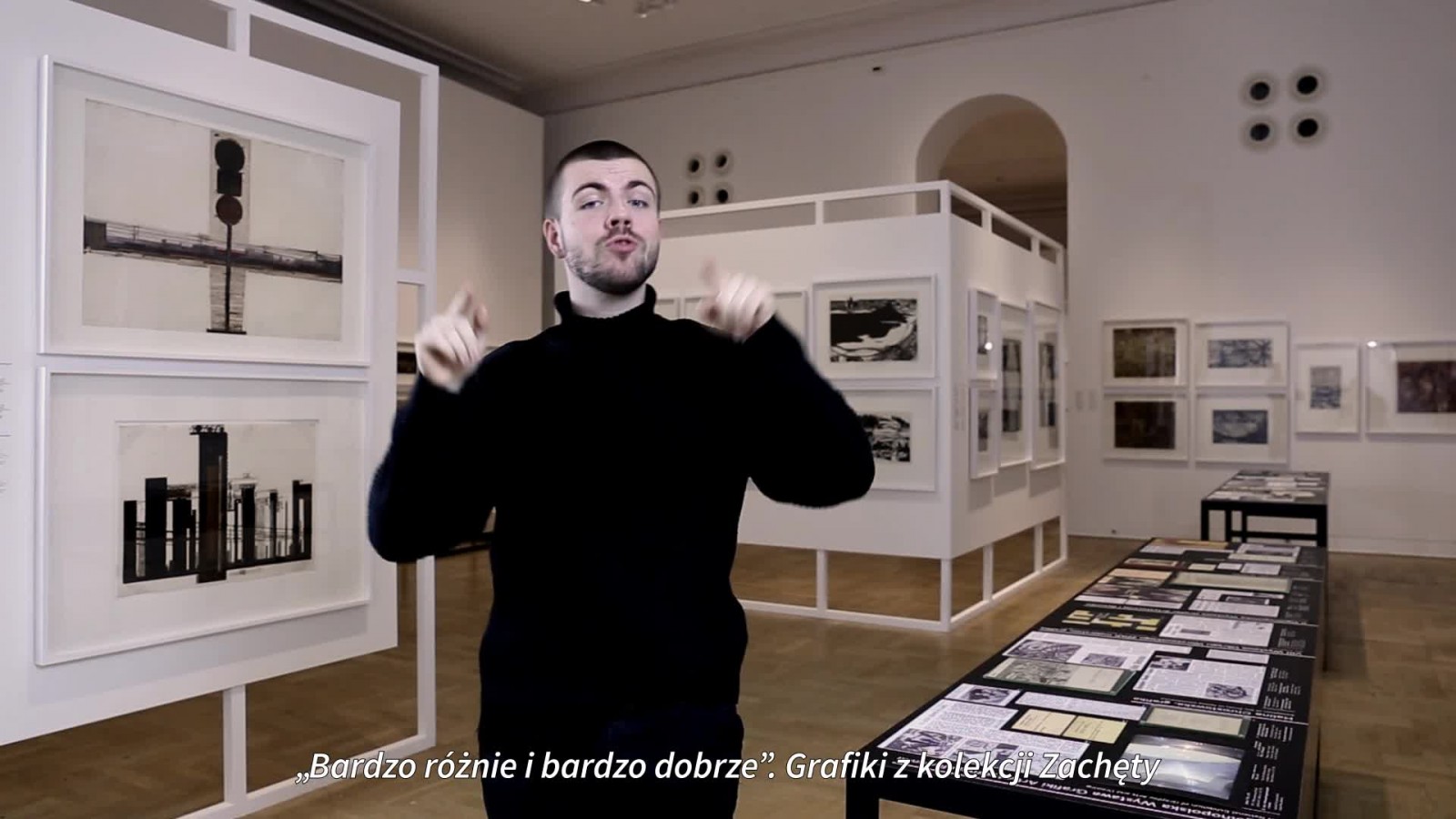 Grafika obiektu: Exhibition guide (Polish Sign Language)