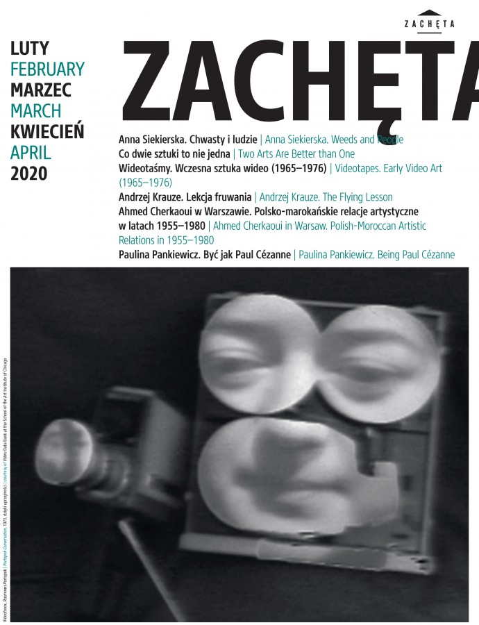 Grafika obiektu: Zachęta. February, March, April 2020
